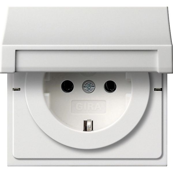 Gira Schutzkontakt-Steckdose mit Klappdeckel Berührungsschutz Fläche Reinwe günstig online kaufen