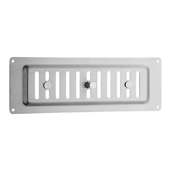SOTECH Lüftungsgitter 260 x 90 mm mit Ovaler Lochung und Schiebeverschluss günstig online kaufen