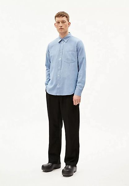 Armedangels Langarmhemd VAASO Herren Hemd Relaxed Fit aus Bio-Baumwolle (1- günstig online kaufen