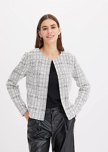 bonprix Strickjacke 1 lockere Passform, strukturierte Strickart, eleganter günstig online kaufen