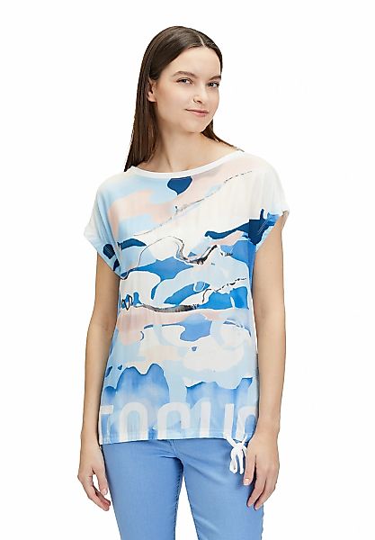 Betty&Co Kurzarmshirt "Betty & Co Damen Casual-Shirt mit Print", (1 tlg.), günstig online kaufen