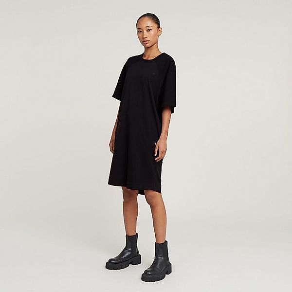 G-STAR Shirtkleid Saddle sl loose t dress wmn mit Logo Stickerei günstig online kaufen