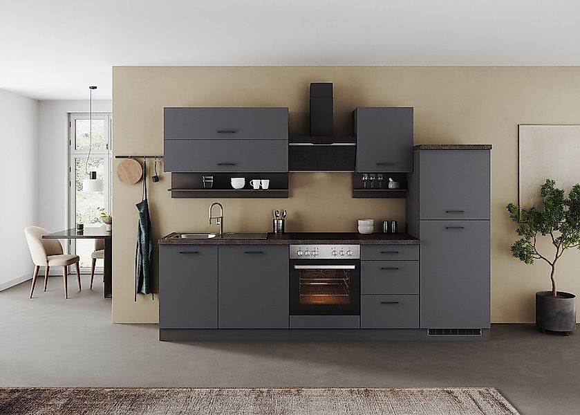 KOCHSTATION Küchenzeile KS-Frieda Breite 280 cm, wahlweise mit E-Geräten, m günstig online kaufen