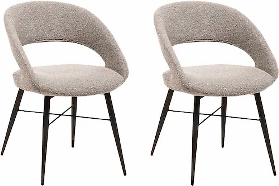 OMG Design Esszimmerstuhl »Marley« (Set) 2 Stk. Stoff mit modernem Cut-Out, günstig online kaufen