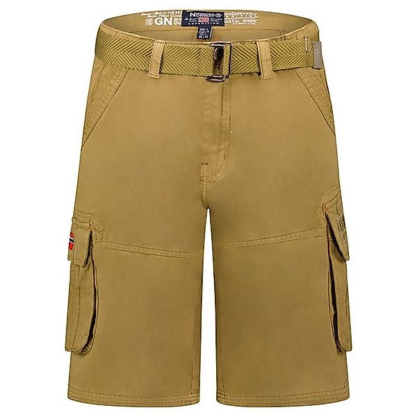 Geographical Norway Cargoshorts Herren kurze Hose PIONEC (1-tlg) Mit Gürtel günstig online kaufen
