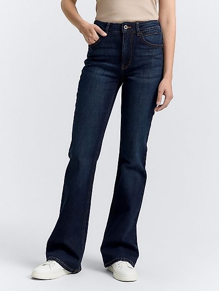 TOM TAILOR Bootcut-Jeans Jeanshosen TTSTELLA BOOTCUT Jeans mit Stretch günstig online kaufen