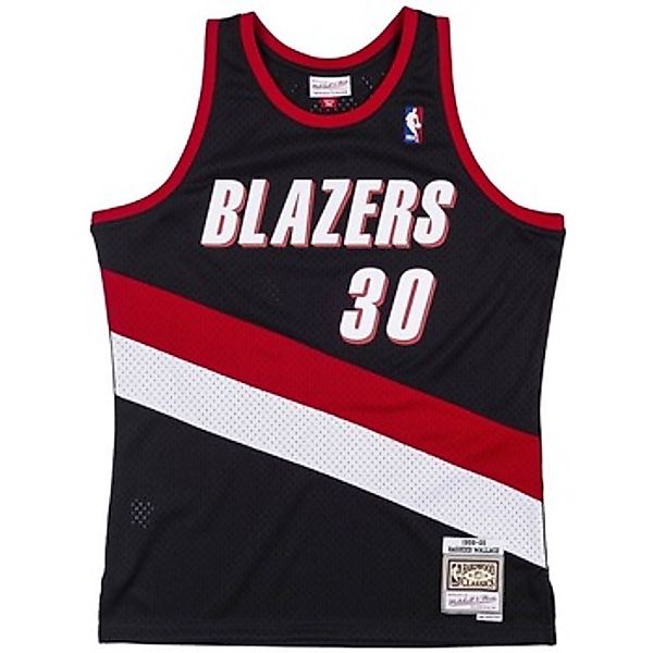 Mitchell And Ness  Tank Top Maillot NBA Portland Trailblazers Rasheed Walla günstig online kaufen