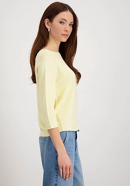 Monari Blusenshirt Strickpullover mit Pailletten coffee bean günstig online kaufen