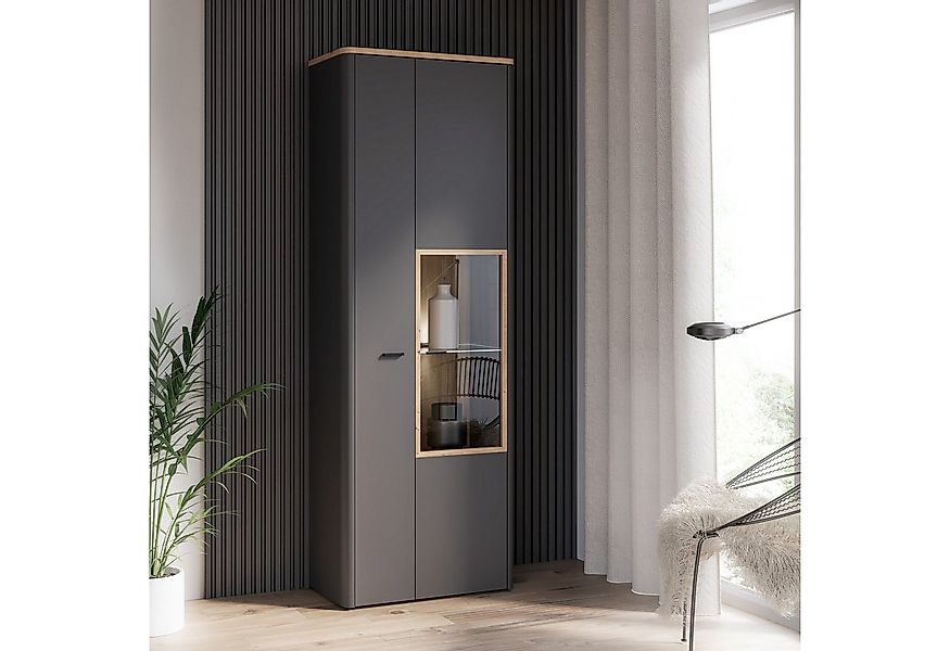 FORTE Vitrine "Leokadia", Standvitrine, Stauraumvitrine, Höhe ca. 211 cm günstig online kaufen