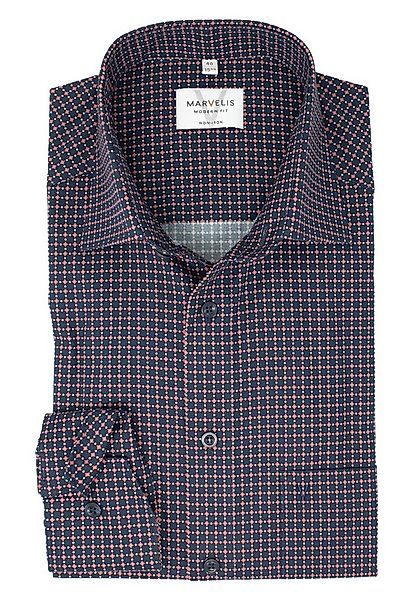 MARVELIS Businesshemd MODERN FIT - Businesshemd normale, leicht taillierte günstig online kaufen