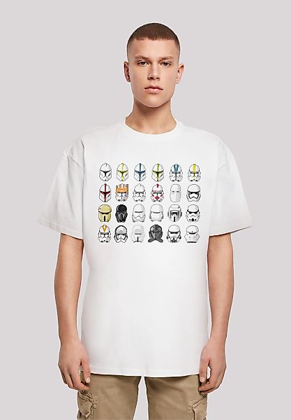 F4NT4STIC T-Shirt "Star Wars Stormtrooper Helmets CAD" Print günstig online kaufen