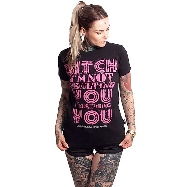 YAKUZA Rundhalsshirt Insult mit Rippbündchen günstig online kaufen