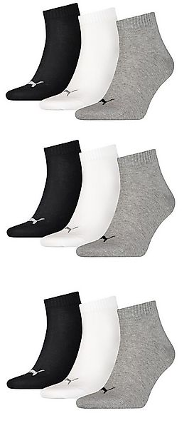 PUMA Sportsocken Puma Quarter Socken Sport im 9er Pack günstig online kaufen
