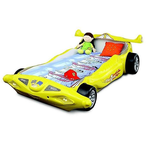 JVmoebel Kinderbett Rennwagen Auto Bett mit Matratze Autobett Kinderzimmer günstig online kaufen