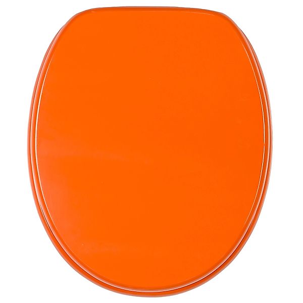 Sanilo WC Sitz Orange, Hochwertiger und Stabiler Toilettendeckel aus Holz günstig online kaufen