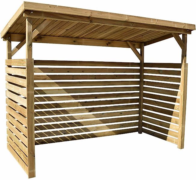 weka Kaminholzregal "Brennholzlager 663 B Gr.2" extrastabile 19 mm Glattkan günstig online kaufen