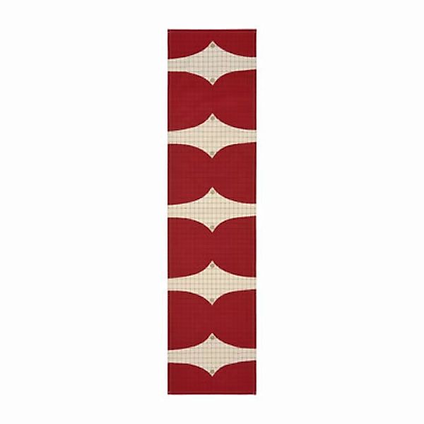 Tischläufer Kalendi textil rot / 45 x 165 cm - Marimekko - Rot günstig online kaufen