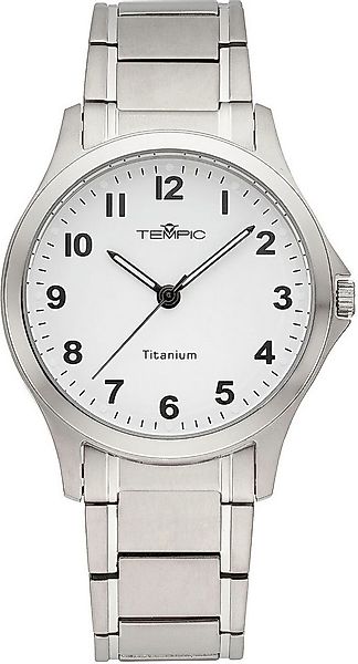 Tempic Titanuhr, Quarzuhr, Armbanduhr, Herrenuhr, analog, Titanarmband günstig online kaufen