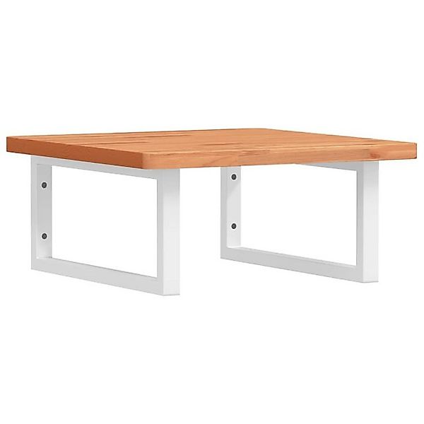 vidaXL Badezimmerspiegelschrank Waschtischplatte mit Halterung Stahl und Ma günstig online kaufen