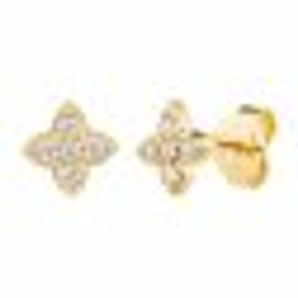 Ohrstecker 925 Silber vergoldet Zirkonia günstig online kaufen