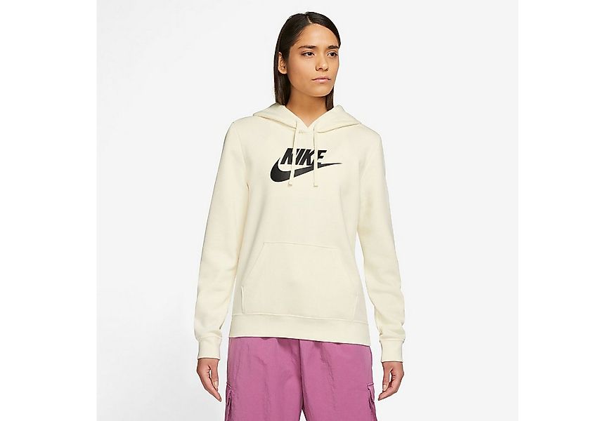 Nike Kapuzensweatshirt Damen Hoodie - W NSW CLUB FLC GX STD PO HDY - Creme günstig online kaufen