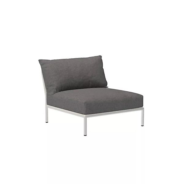 LEVEL2 Outdoor Sessel Lounge-Modul 1 Schiefer Weiß günstig online kaufen