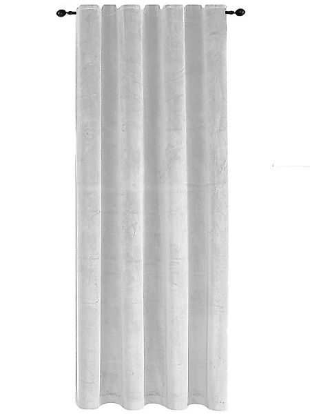 Haus und Deko Gardine Verdunkelungsvorhang Samt weich Vorhang Kräuselband b günstig online kaufen