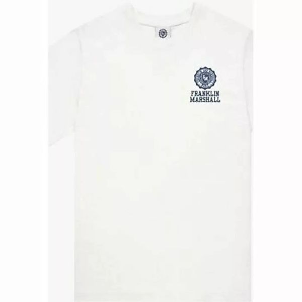 Franklin & Marshall  T-Shirts & Poloshirts JM3012.1000P01-011 OFF WHITE günstig online kaufen