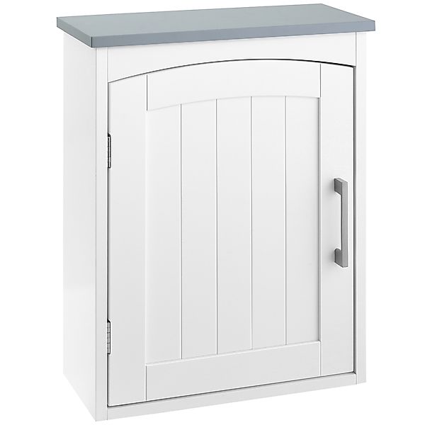 kleankin Wandmontierter Badezimmerschrank mit verstellbarem Regal - 41 x 18 günstig online kaufen