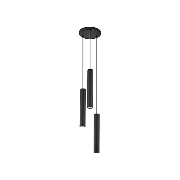 Lindby Pendelleuchte Joffrey 9627892 Modern in Schwarz aus Metall 3-flammig günstig online kaufen