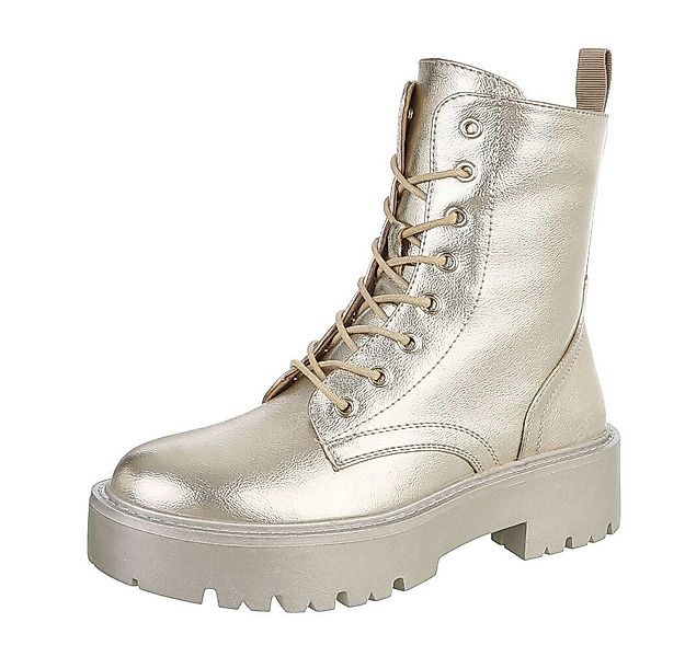 Ital-Design Damen Schnürschuhe Freizeit Schnürstiefelette (87124788) Blocka günstig online kaufen