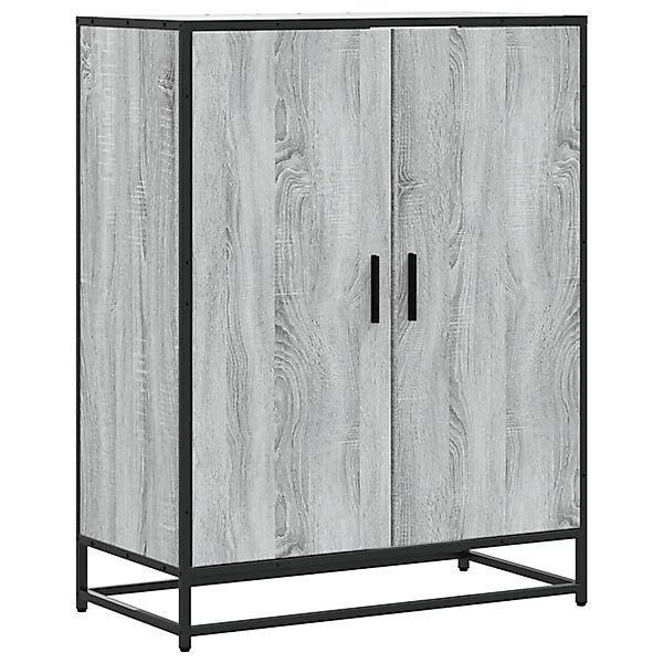 vidaXL Schuhschrank Grau Sonoma 75x38x97,5 cm Holzwerkstoff Metall 3300868 günstig online kaufen