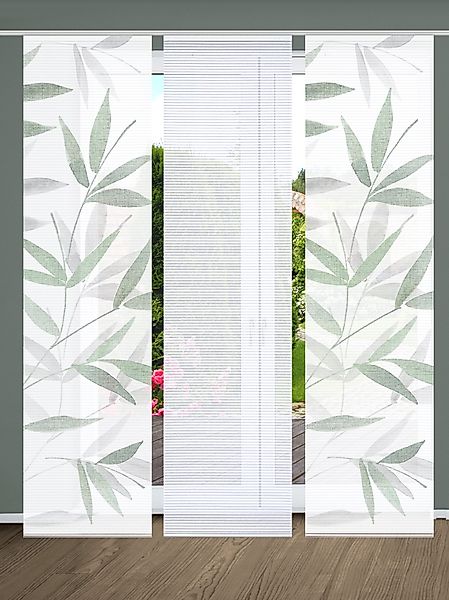 HOME in green Schiebegardine RANDOW (3 günstig online kaufen