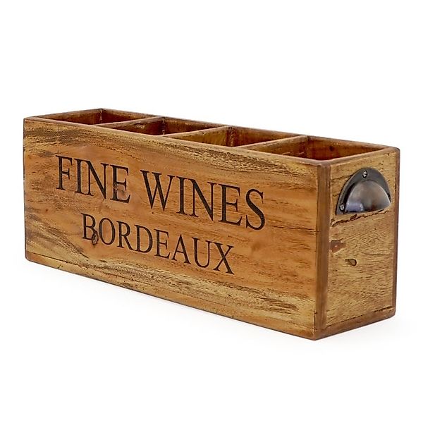 LebensWohnArt Weinregal Dekorative Flaschenbox CHATEAU 45cm günstig online kaufen