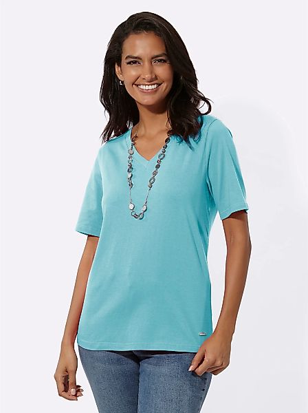 Casual Looks V-Shirt "Kurzarm-Shirt" 1 Stk. tlg. günstig online kaufen