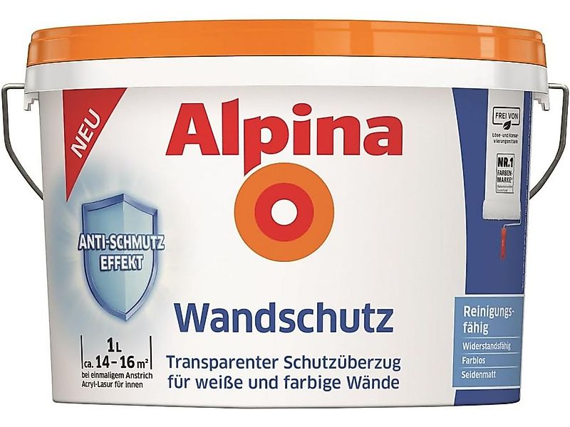 Alpina Wandfarbe Alpina Wandschutz, Abwaschbar günstig online kaufen