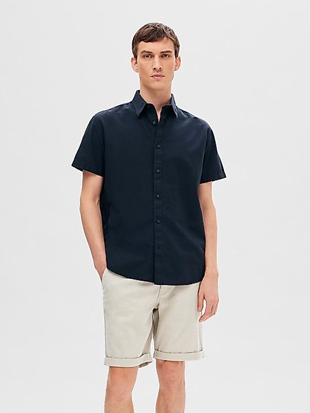 SELECTED HOMME Kurzarmhemd SLHREG-SUN SHIRT SS günstig online kaufen