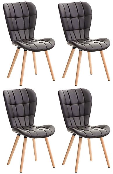 CLP Esszimmerstuhl Elda Kunstleder (4er Set), günstig online kaufen