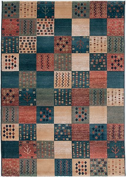 THEKO Teppich »Gabiro 2274«, rechteckig, 10 mm Höhe, Kurzflor, Patchwork De günstig online kaufen