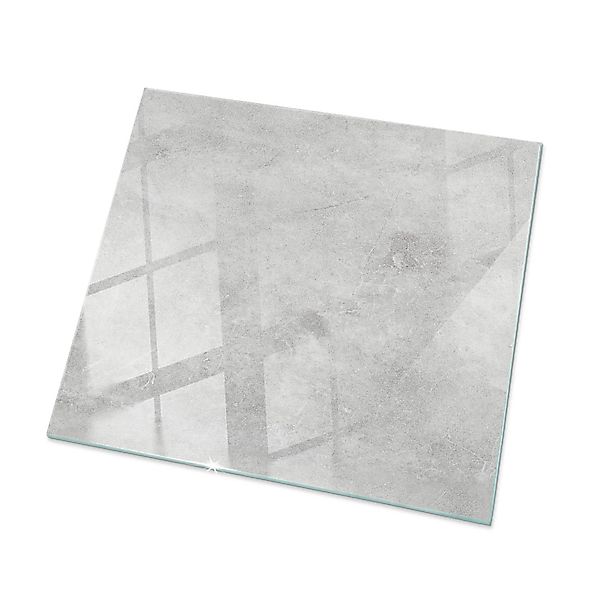 Tulup Tischplatte Betonstruktur mit Kratzern Couchtisch Platte 50x50 cm Gra günstig online kaufen
