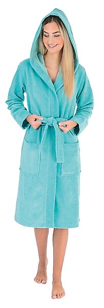 Wewo fashion Damenbademantel "4110", 1 Stk. innen Naturfaser, außen kuschel günstig online kaufen