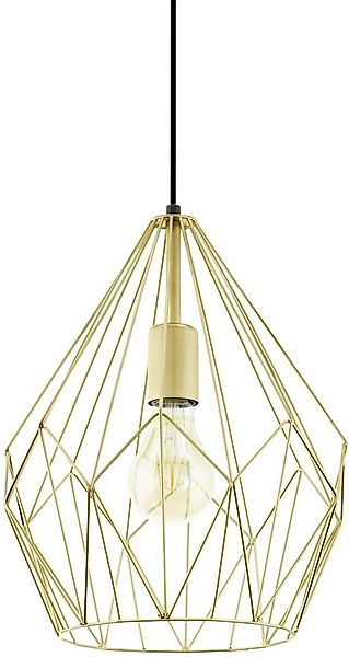 EGLO Pendelleuchte CARLTON, ohne Leuchtmittel, Vintage Pendellampe, 1 flamm günstig online kaufen