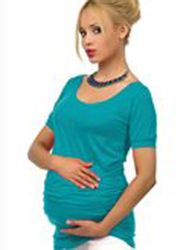 F&K-Mode Umstandsshirt Umstand Shirt kurzarm T-Shirt günstig online kaufen