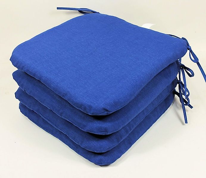 Rattani Stuhlkissen Sitzkissen Stuhlkissen Billy 40 x 40 cm dunkel blau, Se günstig online kaufen