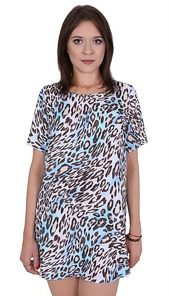 Sarcia.eu Tunikakleid Blaues Tunika mit Leopardenmuster, günstig online kaufen