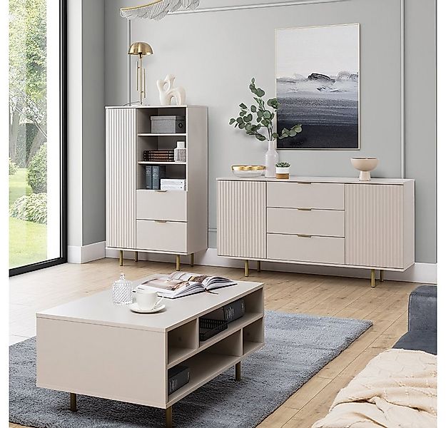 Lomadox Wohnzimmer-Set NADOR-132, (Mega-Spar-Set, 3-St., 3-tlg), inkl. Couc günstig online kaufen