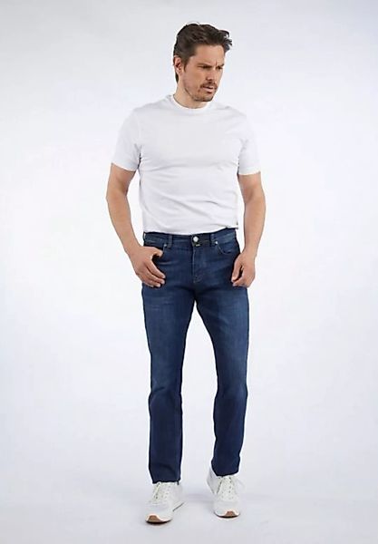 HECHTER PARIS Straight-Jeans im Stone-Washed-Look günstig online kaufen