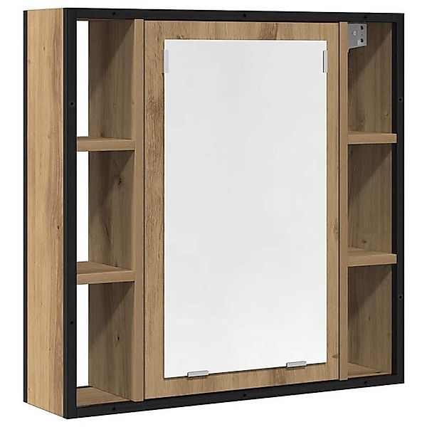 vidaXL Badezimmerspiegelschrank Bad-Spiegelschrank Artisan-Eiche 60x16x60cm günstig online kaufen