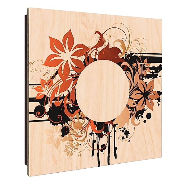 Banjado Großer Schlüsselkasten Holz 30x30cm Schwarz Scharnier Links 50 Hake günstig online kaufen
