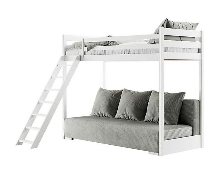 Deine Möbel 24 Etagenbett Jugendbett Couch SIDNEY 90x200/140x200 mit Schlaf günstig online kaufen